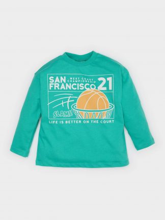 تی شرت نوزاد پسر سبز دفکتو