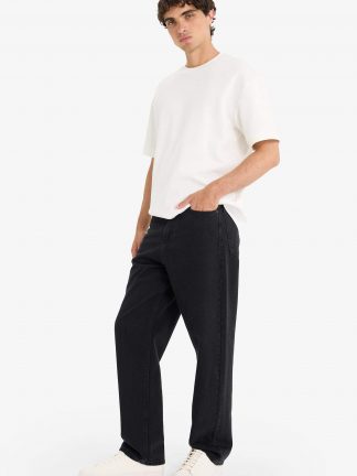 شلوار جین بگ مردانه مشکی دفکتو