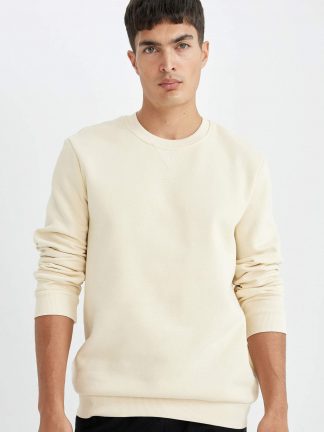 سویشرت مردانه بژ دفکتو