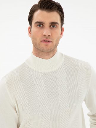 پلیور مردانه بژ پیرکاردین