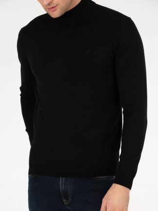 پلیور مردانه مشکی کاشارل