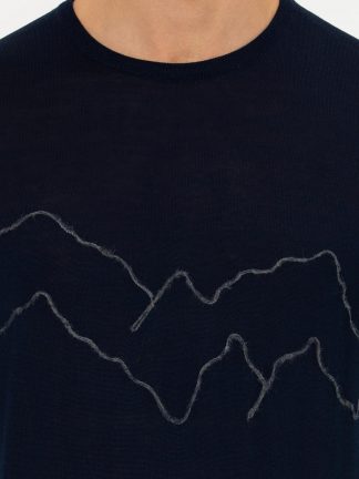 پلیور مردانه سرمه ای پیرکاردین