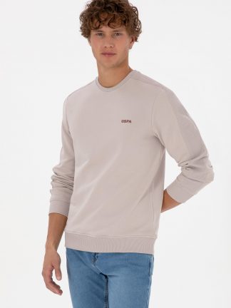 سویشرت مردانه طوسی یو اس پولو