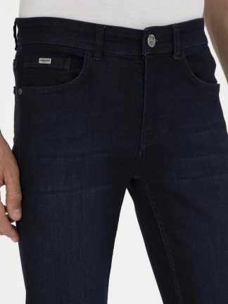 شلوار جین اسلیم فیت مردانه سرمه ای کاشارل