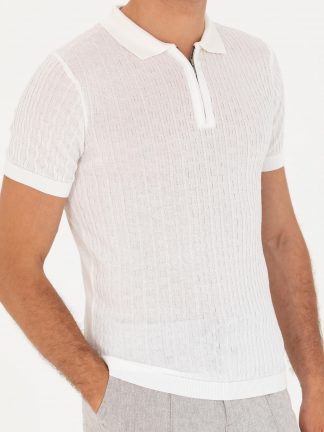 پلیور مردانه سفید کاشارل