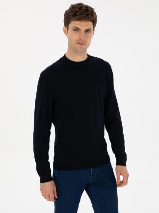 پلیور مردانه سرمه ای کاشارل