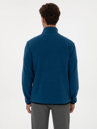 سویشرت مردانه آبی لاجوردی روشن پیرکاردین