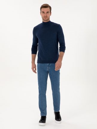 پلیور مردانه نیلی کاشارل