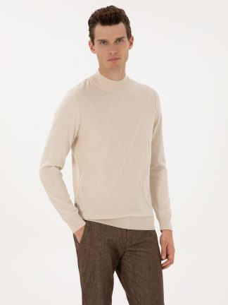 پلیور مردانه کرم پیرکاردین