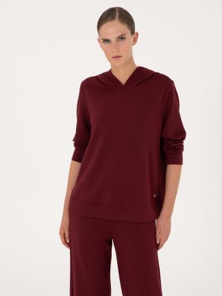 هودی زنانه آلبالویی پیرکاردین