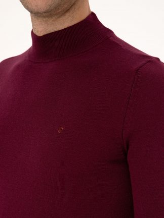 پلیور مردانه زرشکی پیرکاردین