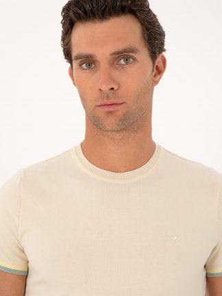 پلیور مردانه بژ کاشارل