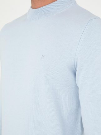 پلیور مردانه آبی روشن پیرکاردین