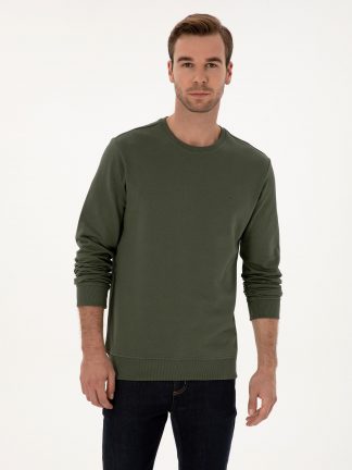 سویشرت مردانه خاکی روشن کاشارل