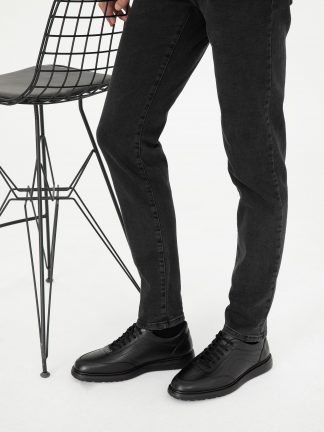 کفش روزمره مردانه مشکی پیرکاردین