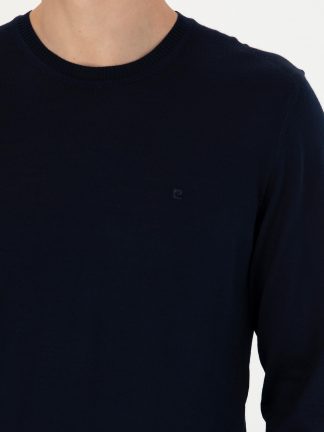 پلیور مردانه سرمه ای پیرکاردین