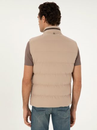 جلیقه مردانه بژ کاشارل