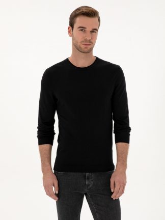 پلیور مردانه مشکی کاشارل