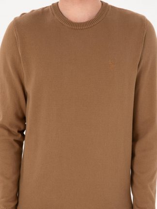 پلیور مردانه شتری یو اس پولو