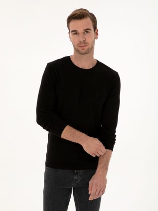 پلیور مردانه مشکی کاشارل