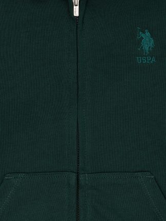 هودی پسرانه سبز تیره یو اس پولو