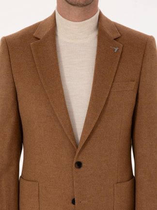 کت مردانه شتری کاشارل