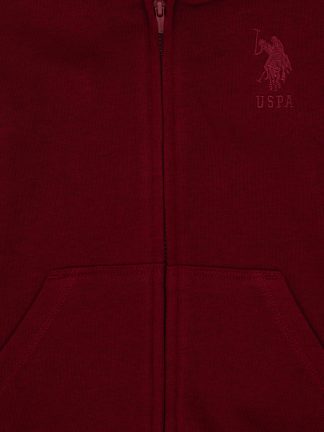 هودی پسرانه زرشکی یو اس پولو