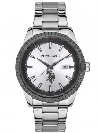 ساعت مچی مردانه خاکستری یو اس پولو