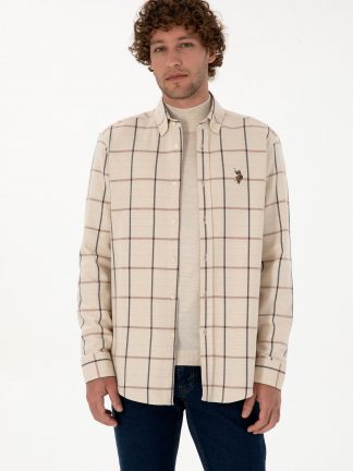 پیراهن آستین بلند مردانه یو اس پولو