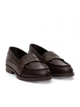 کفش تخت زنانه قهوه ای یو اس پولو