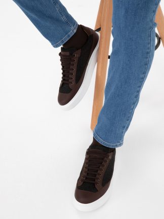 کفش کتانی و اسپرت مردانه قهوه ای کاشارل