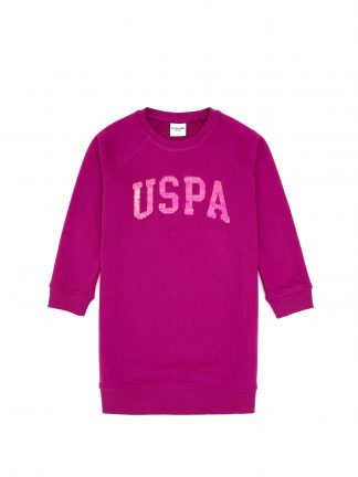 تونیک دخترانه صورتی روشن یو اس پولو