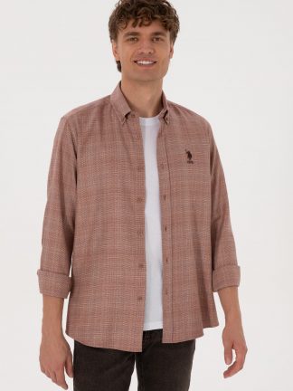 پیراهن آستین بلند مردانه یو اس پولو