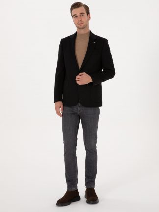 کت مردانه مشکی کاشارل