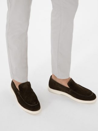 کفش لوفر مردانه خاکی روشن کاشارل