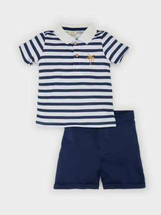 ست لباس نوزادی پسرانه سفید دفکتو