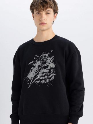 سویشرت مردانه مشکی دفکتو