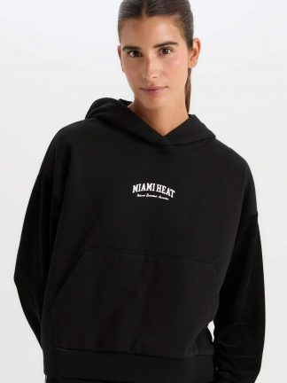 هودی زنانه مشکی دفکتو