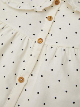 شومیز نوزاد دختر بژ دفکتو