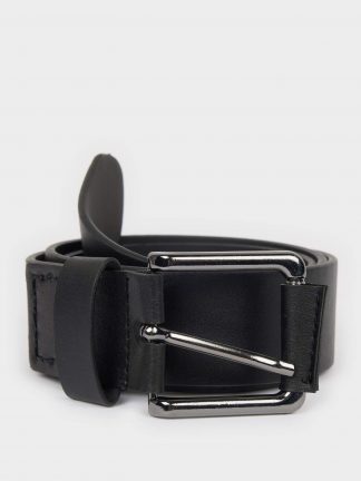 کمربند مردانه مشکی دفکتو