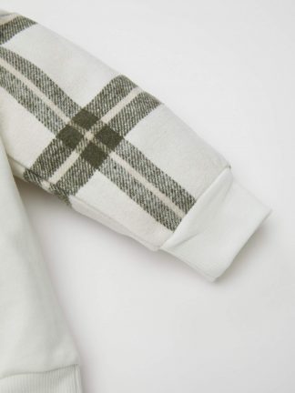 ست لباس نوزاد پسر بژ دفکتو