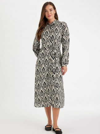 پیراهن زنانه بژ دفکتو