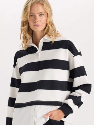 سویشرت زنانه مشکی دفکتو