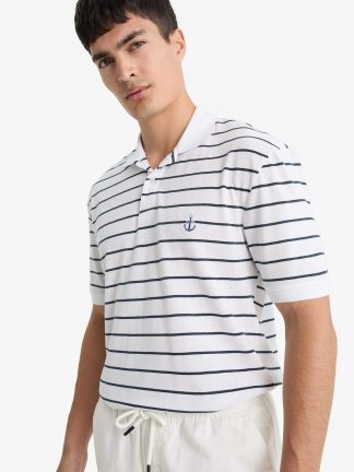 پولوشرت مردانه سفید دفکتو