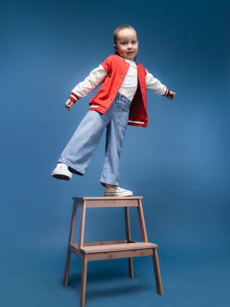 شلوار جین نوزاد دختر نعنایی (فرعی) (مادر:آبی) دفکتو