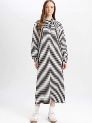 پیراهن زنانه مشکی دفکتو