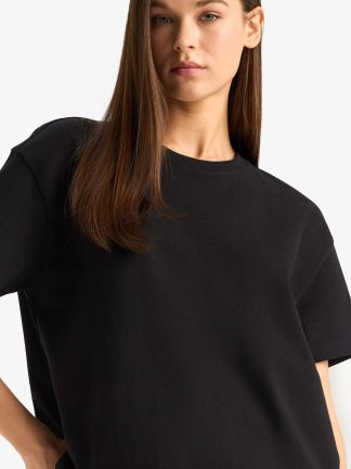 تیشرت زنانه مشکی دفکتو