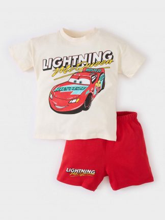 ست لباس نوزادی پسرانه بژ دفکتو