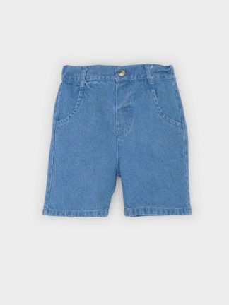 شلوارک نوزاد پسر آبی روشن دفکتو