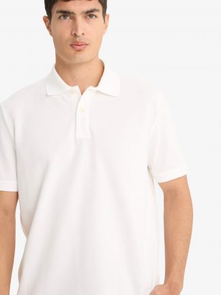 پولوشرت مردانه سفید دفکتو